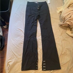 Urban outfitters clasp/eyelet pants